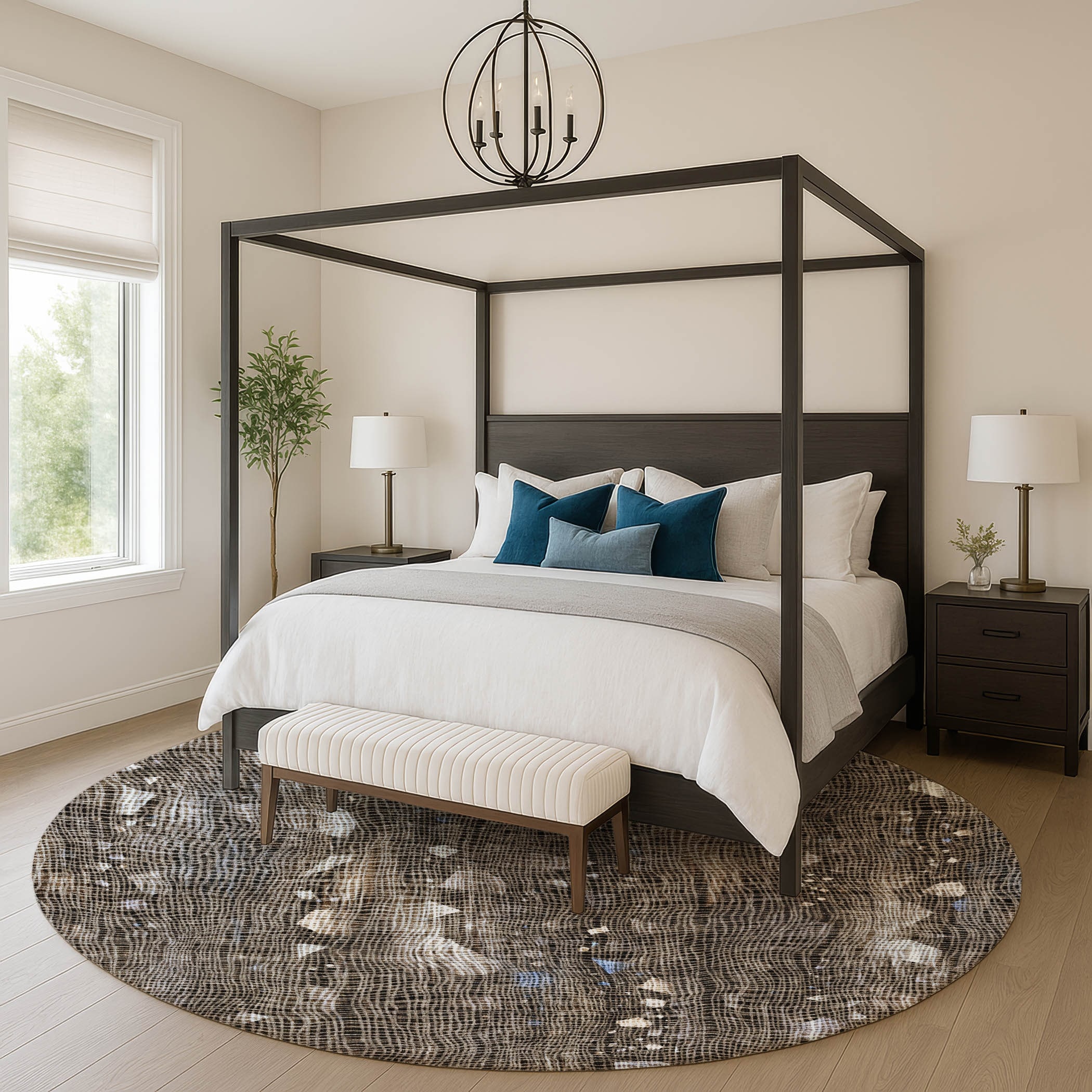 Premium Washable Super Soft Contempo Glam Mayfield Rug