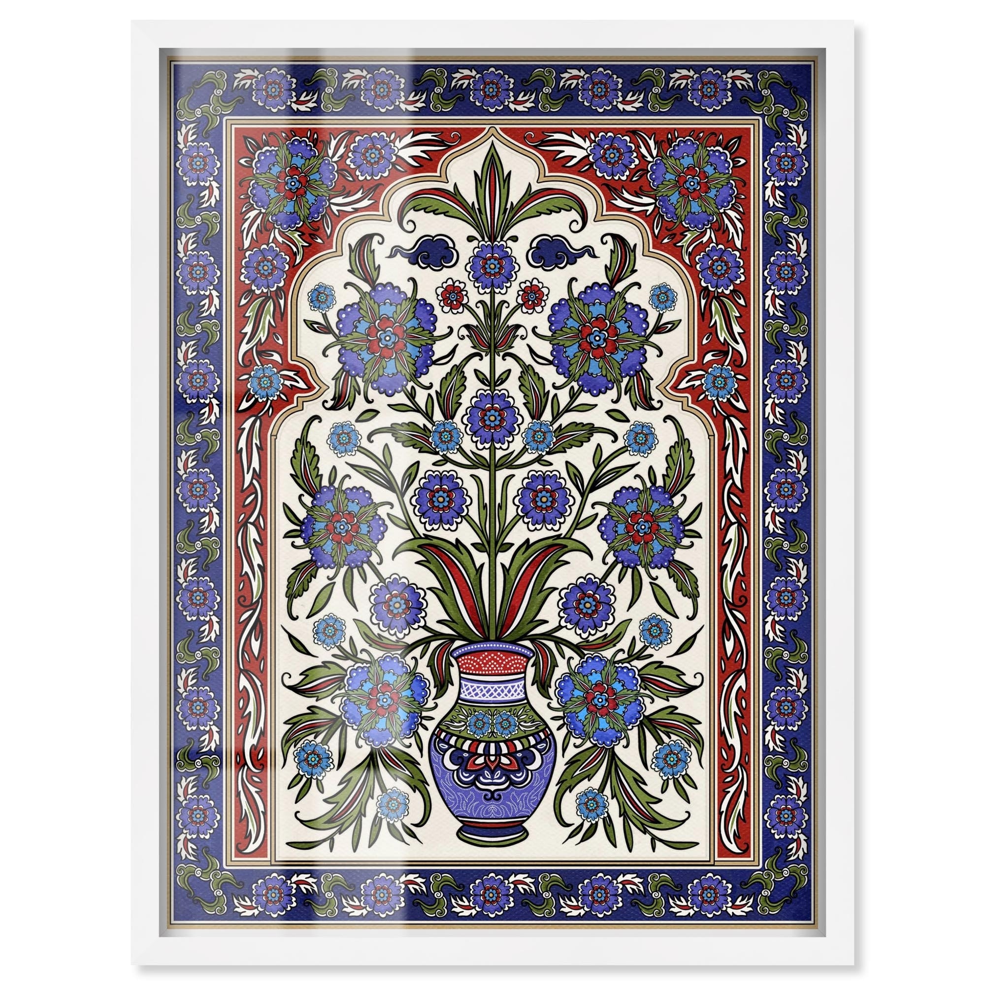 Royal Vase Bloom Shadowbox by Art Remedy