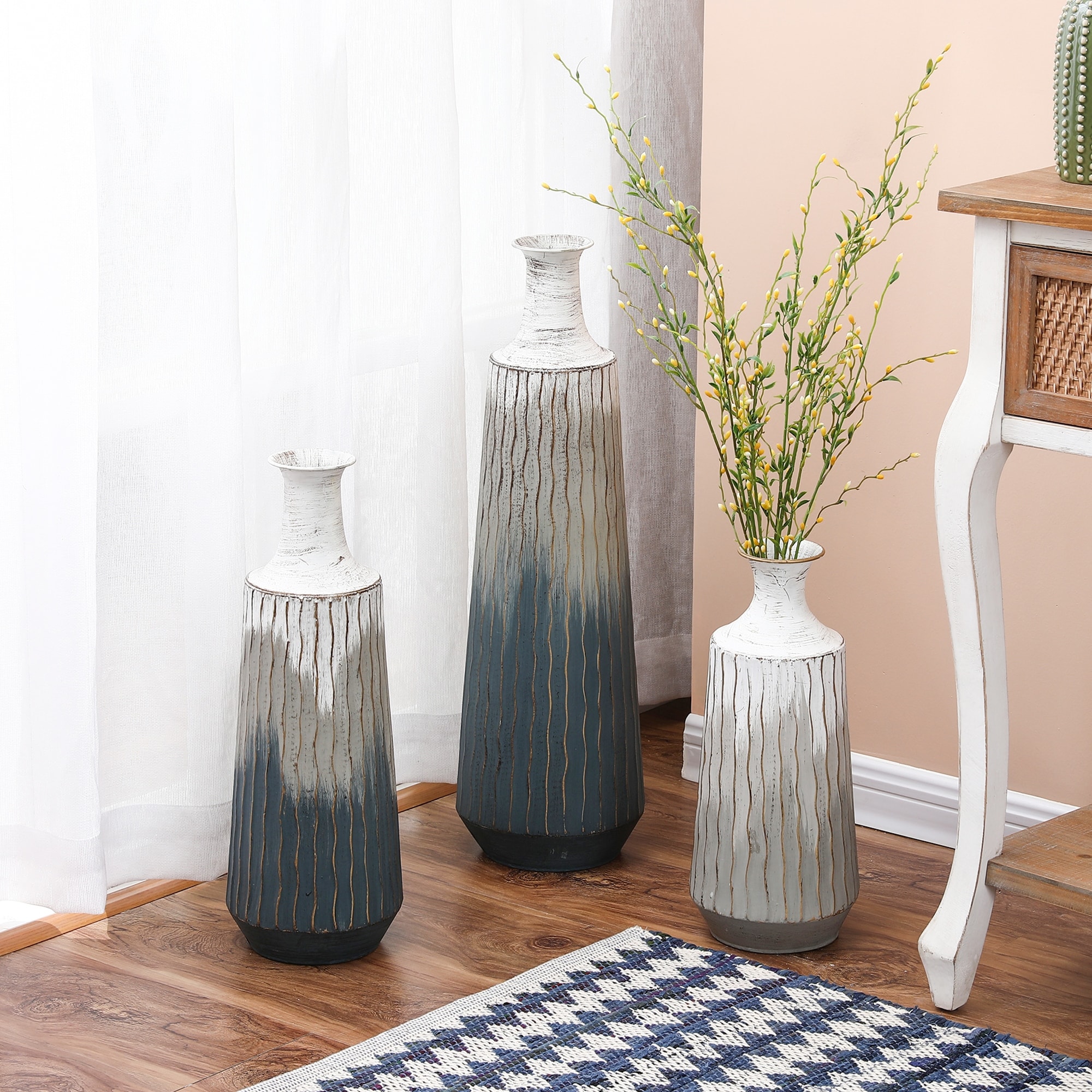 Blue new arrivals floor vase