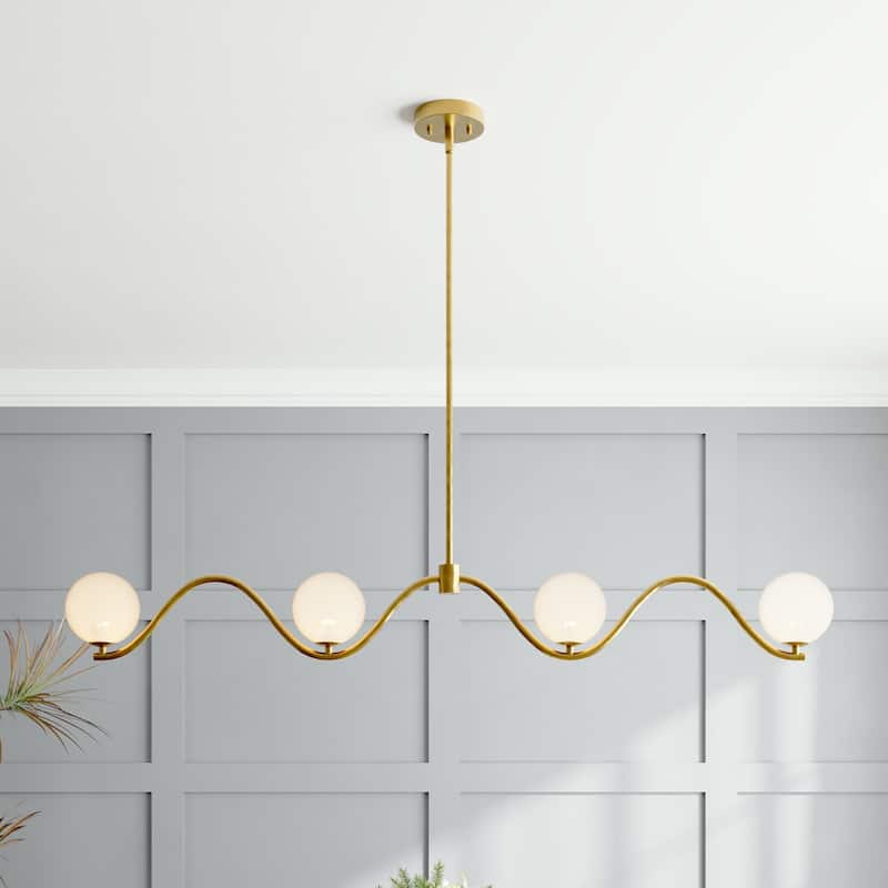 Acroma Elegant Chandelier Modern Linear Chandelier Ceiling Light