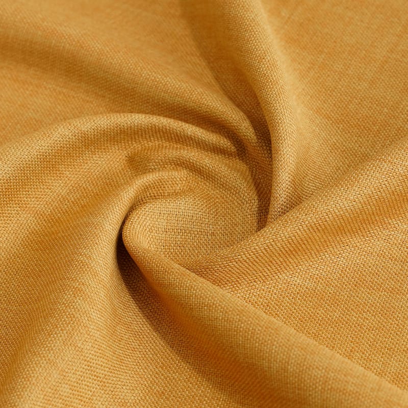 Exclusive Fabrics Textured Faux Linen Extra Wide Room Darkening Curtains for Bedroom & Living Room Curtains (1 Panel)