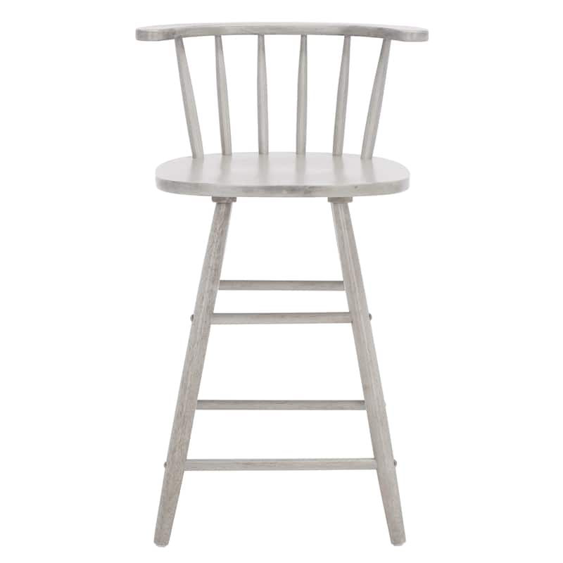 SAFAVIEH Jay Wood 25-inch Counter Stool - 21"W x 17"D x 34"H
