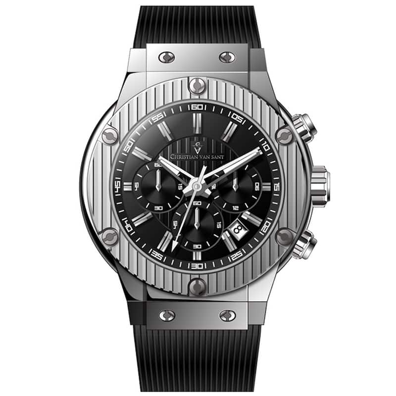 Christian Van Sant Men's Monarchy Black Dial Watch - CV8140 - 6 (36)