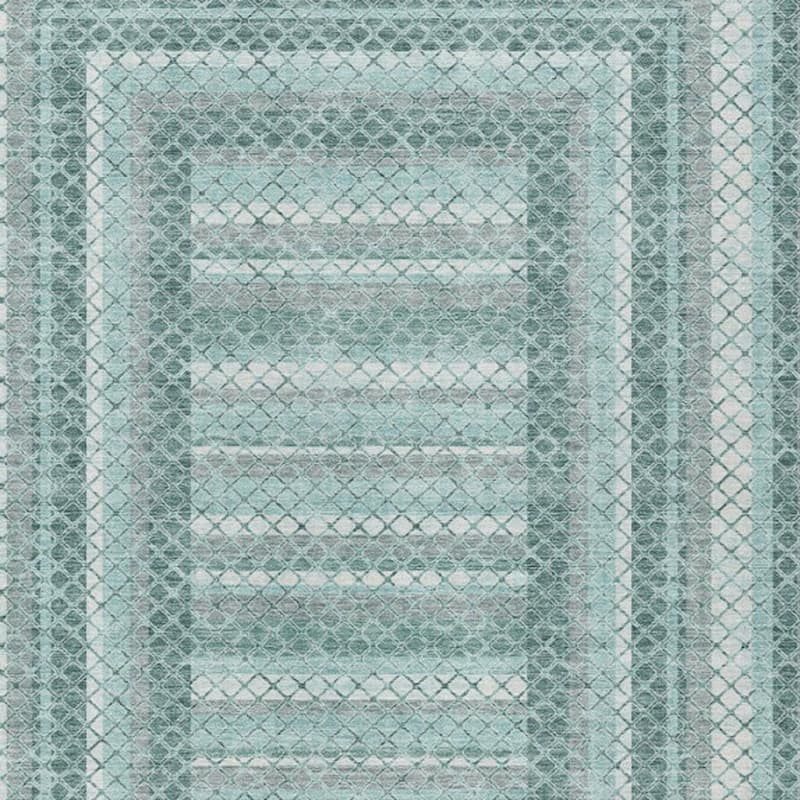 HomeRoots Geometric Transitional Rectangle Outdoor Rug