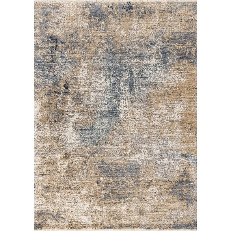 HomeRoots Abstract Modern Rectangle Area Rug - 5' X 8'