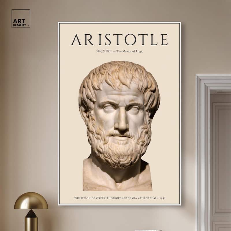 Greek Thinker Canvas by Art Remedy