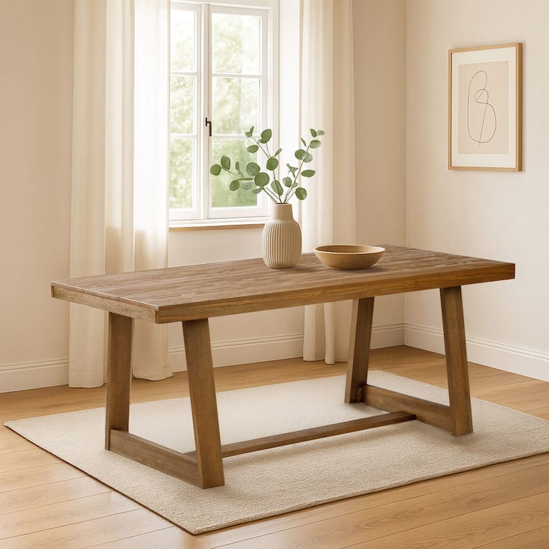 Plank and Beam Classic Solid Wood Dining Table - 72"