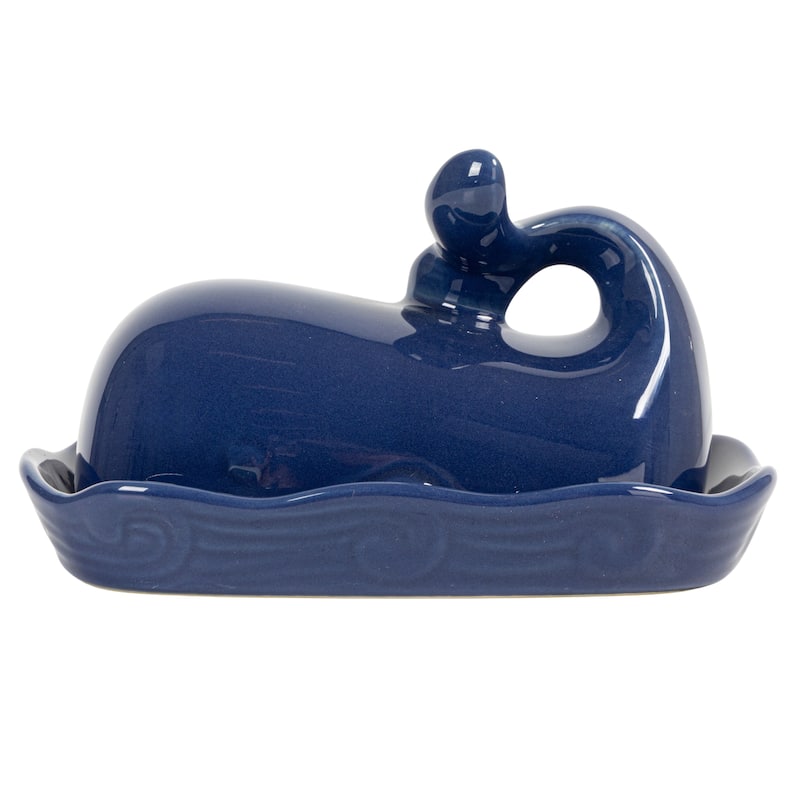 Whale Shaped Butter Dish with Lid