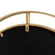 Glitzhome Oversized Iron-framed Round Wall Mirror
