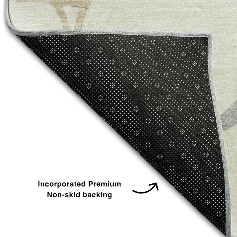 Premium Washable Super Soft Contemporary Webby Mayfield Rug