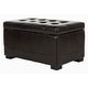 preview thumbnail 13 of 16, SAFAVIEH Manhattan Storage Tufted Ottoman Bench