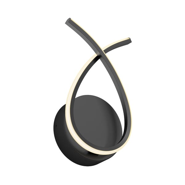 slide 2 of 13, Artika Gamma Modern Wall Light Fixture, Matte Black