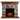 thermomate 40 Inch Modern Rock Face Electric Fireplace-Brown