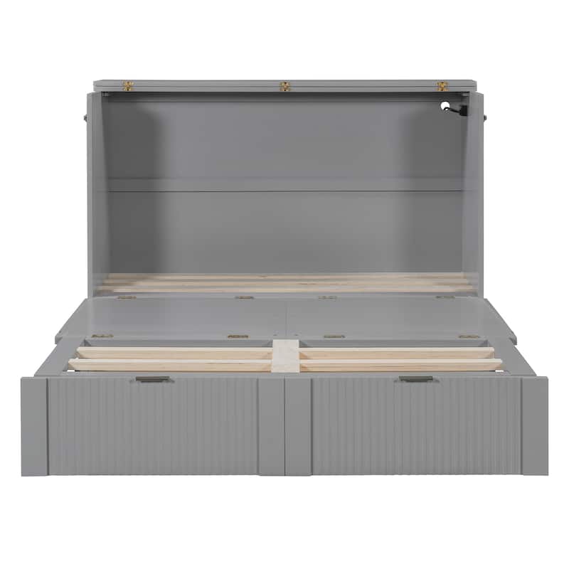 Queen Size Murphy Bed Wall Bed
