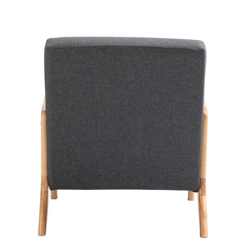 2 Set Upholstered Lounge Arm Chair with Pillow - Set of 2