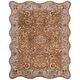 preview thumbnail 17 of 46, SAFAVIEH Handmade Heritage Traditional Brown/ Blue Wool Rug 7'6" x 9'6" Scallop - Beige/Blue - Rectangle