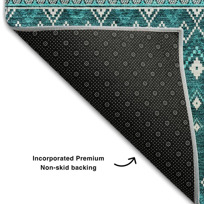 Premium Washable Super Soft Boho Moroccan Mayfield Rug