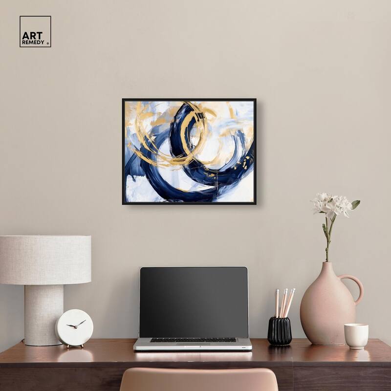 Bold Whirl I Canvas by Art Remedy