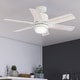 preview thumbnail 1 of 32, Hunter 44" WiFi Radeon Ceiling Fan with LED Light Kit and Wall Control - SMART FAN!