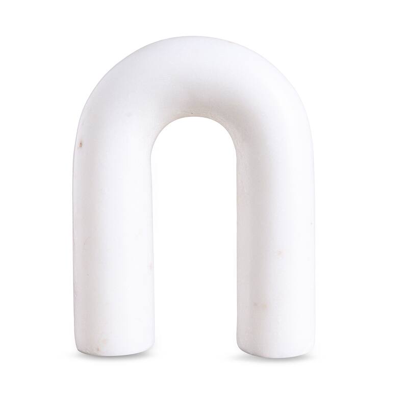 Sm. White Marble Arch Figurine