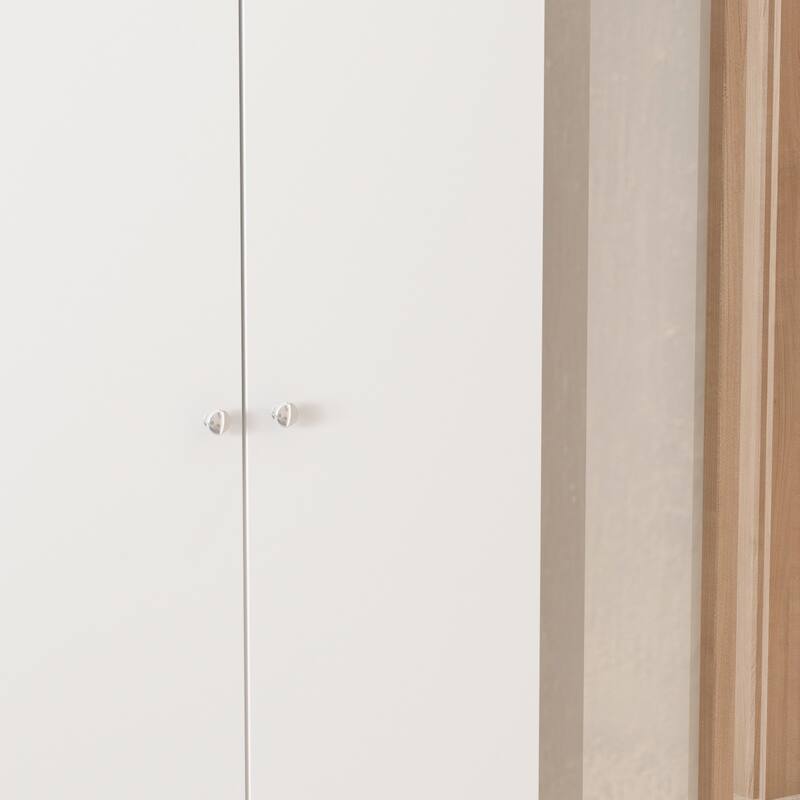 23.6" W 70.9"High Shoe Cabinet, 8 Floors, Three Adjustable Boards
