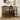 3-Piece Wood Grain Dining Sets, Kitchen Breakfast Nook Bar Table with 2 Ergonomic Dining Chairs, Apartment, Rv, Living Room Etc