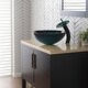 preview thumbnail 20 of 22, Kraus Glass Vessel Sink, Bathroom Faucet, Pop Up Drain, Mounting Ring