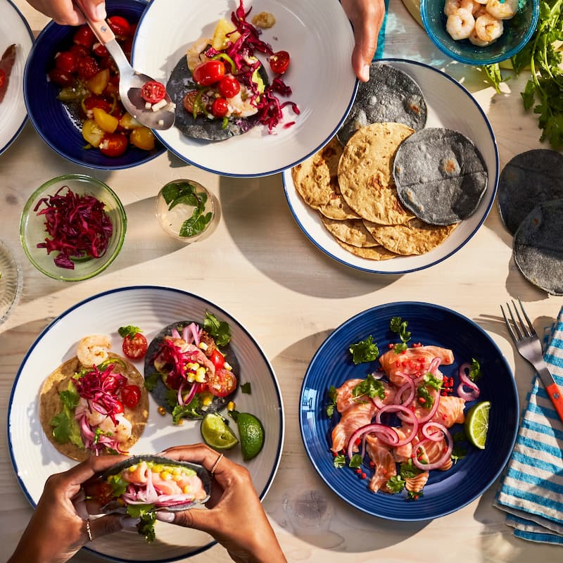 Royal Doulton Exclusively for Gordon Ramsay Maze Denim, 12 Piece Set