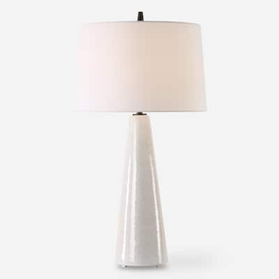 Uttermost Loire Ivory Glaze Table Lamp - 35.75'' H X 19'' W X 19'' D
