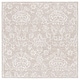 preview thumbnail 4 of 29, SAFAVIEH Handmade Glamour Shireen Wool/ Viscose Rug 6' Square - Beige/Ivory - Square