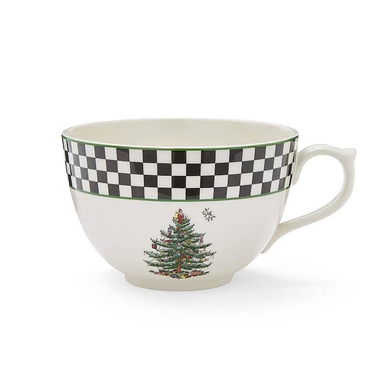Spode Christmas 20 oz Jumbo Cup - Black & White