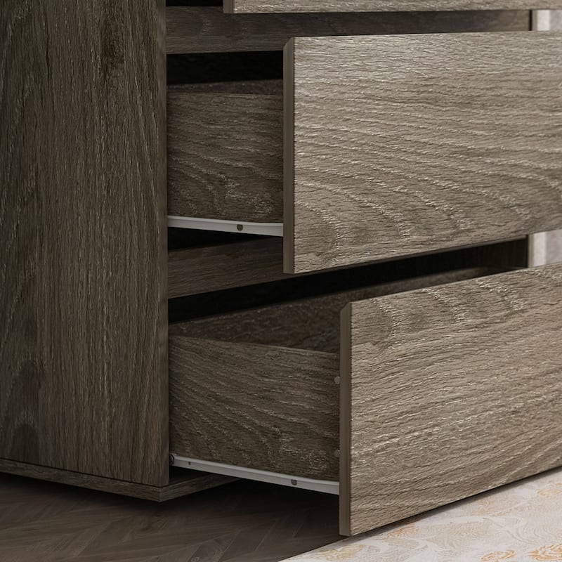 Premium Space Saving 3-Drawer Wooden Chest by Kerrogee