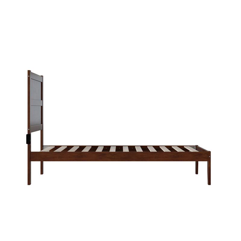 NoHo Twin Platform Bed in Walnut