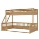 preview thumbnail 24 of 24, Twin XL Over Queen Bunk Bed with Ladder and Guardrails