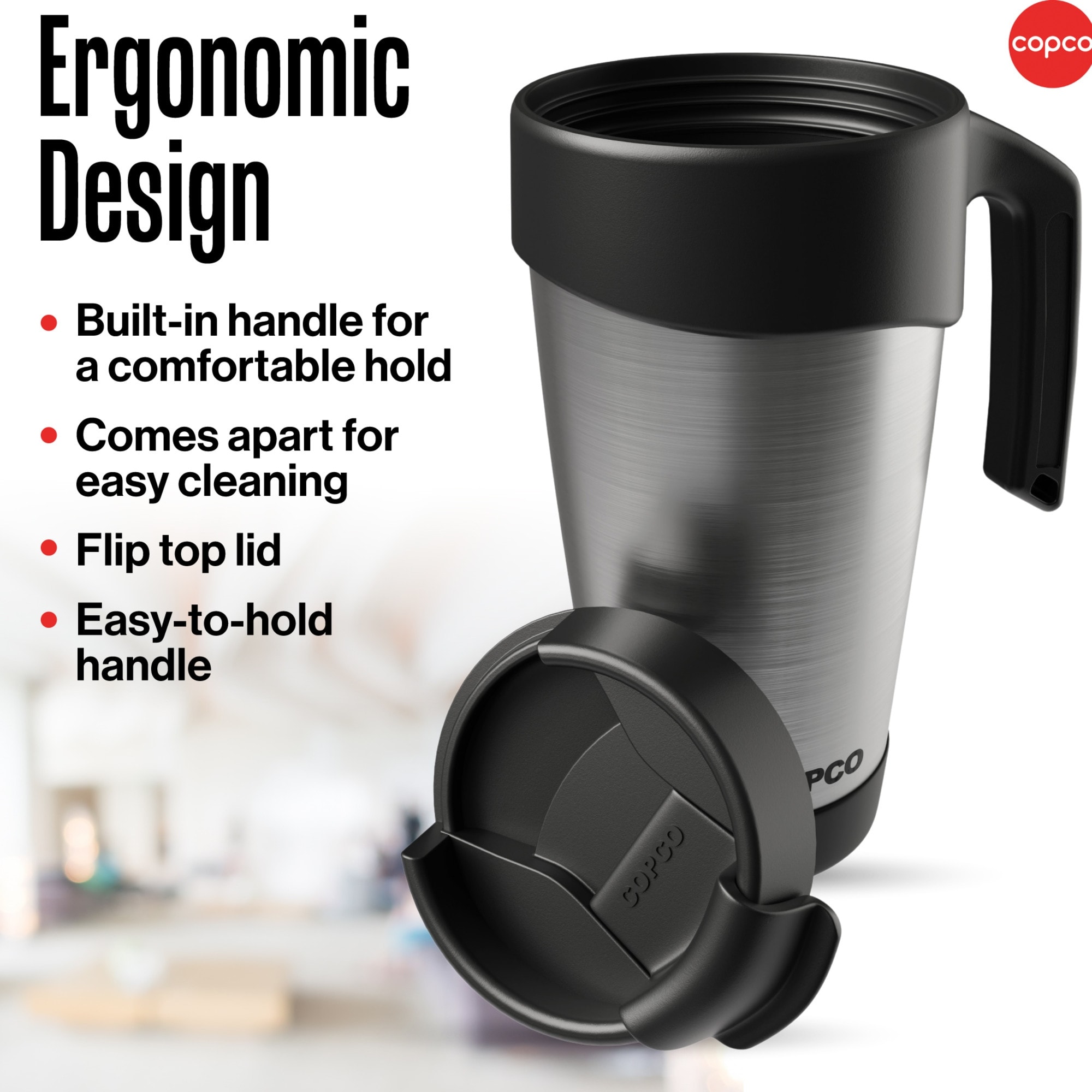 Copco Stainless Steel Insulated Travel Mug 24 Ounce - 24 OZ - Bed Bath &  Beyond - 40397744