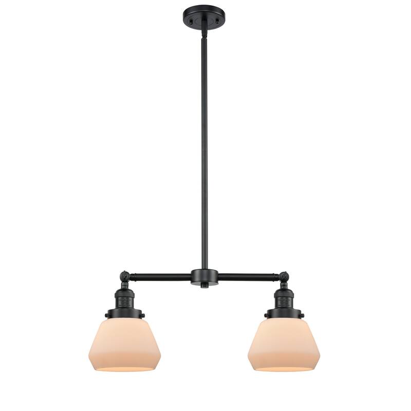 Innovations Lighting Fulton 2 Light 21" Wide Linear Chandelier