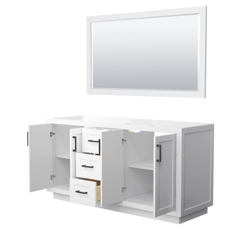 Miranda Bathroom Vanity Cabinet, 58-Inch Mirror