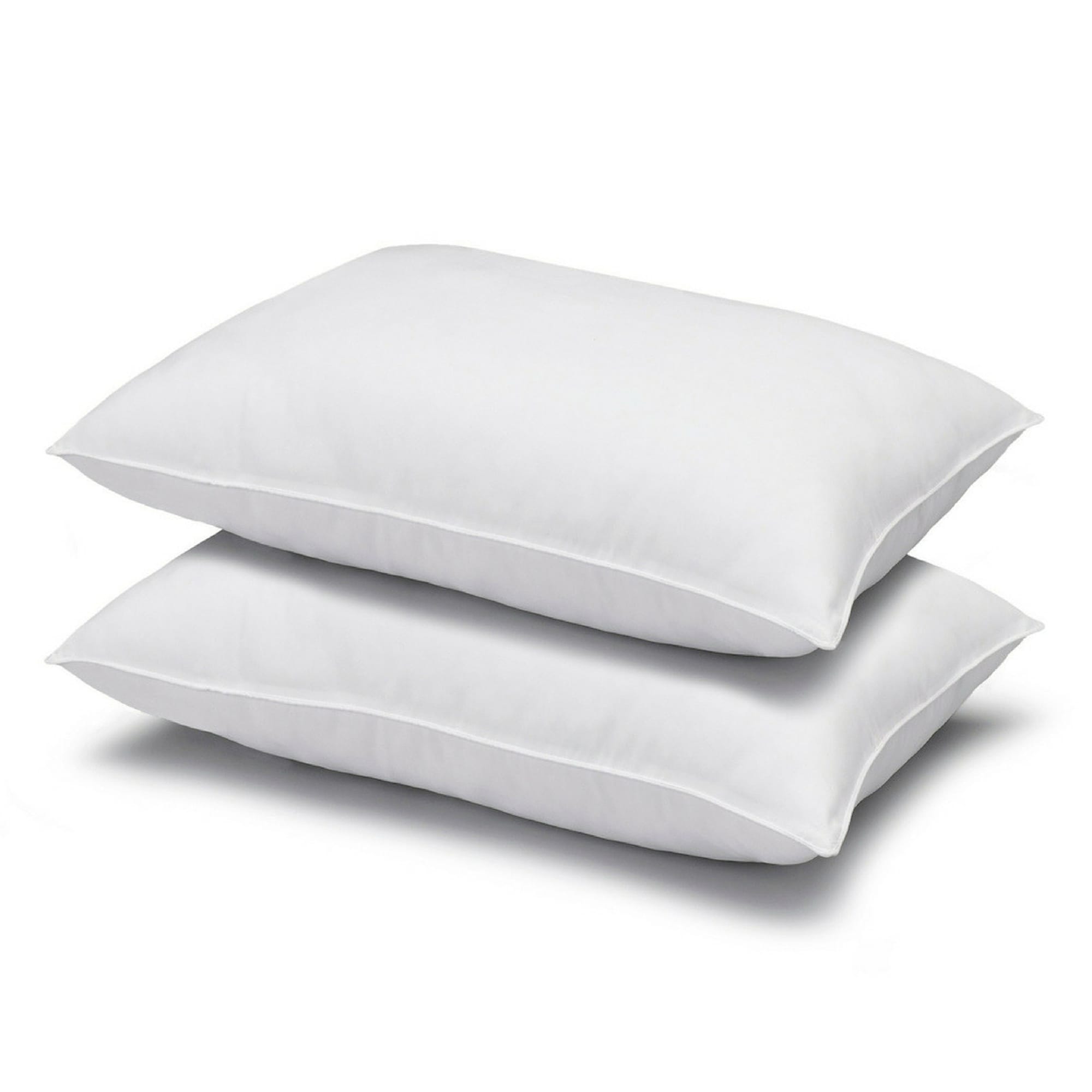 Signature Plush Medium Density Allergy-Resistant Down Alternative Pillow, Set of 2
