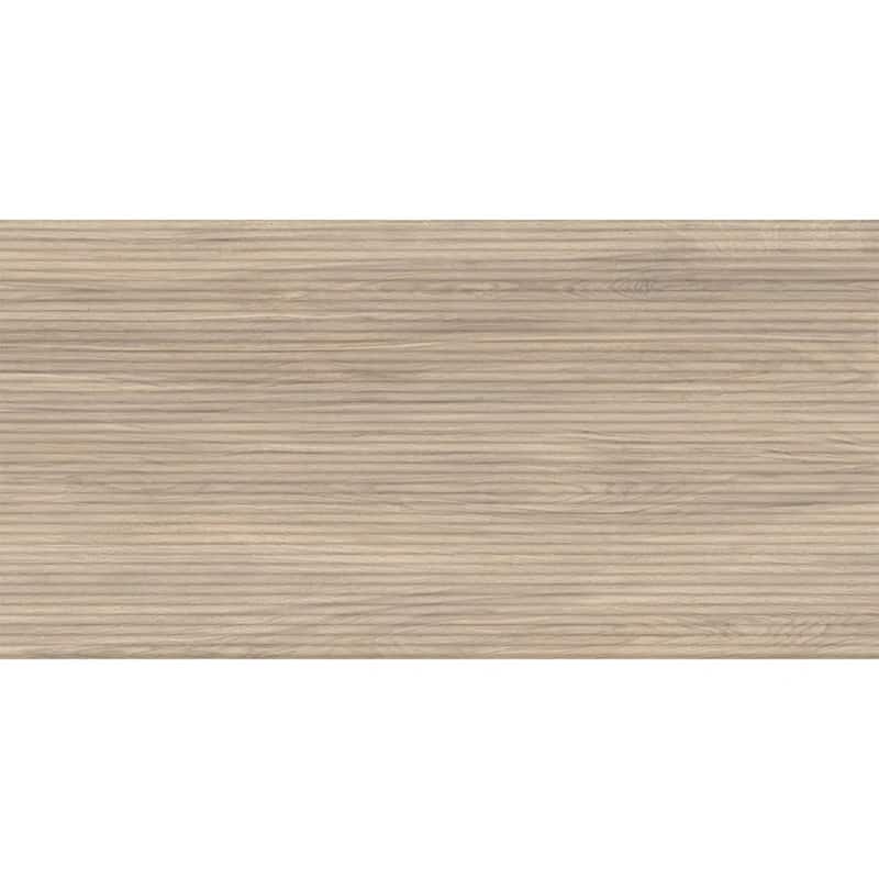 Bois 24x48 Natural Wood Porcelain Large Format Fluted Wall Tile (15.55 sq ft/case) - 2 Pack