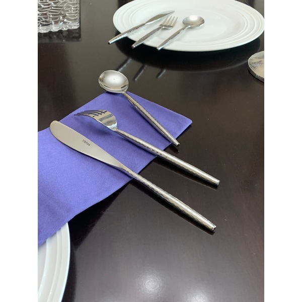VIBHSA Flatware 36-Piece Set Dinner knives, Dinner Forks, Soup Spoons. Opens flyout.