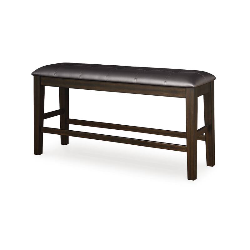 Signature Design by Ashley Ralene Brown Counter Height Dining Bench - 50" W x 16" D x 26" H