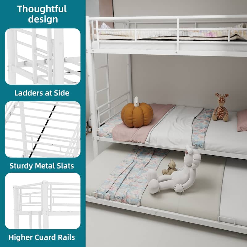 Metal Twin over Twin Bunk Bed