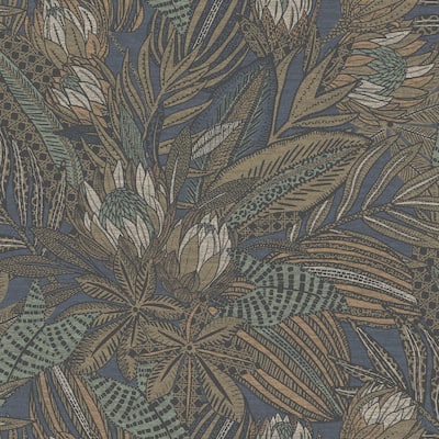 Susara Tropical Textured Eco-Foam Wallpaper – 396in x 20.8in