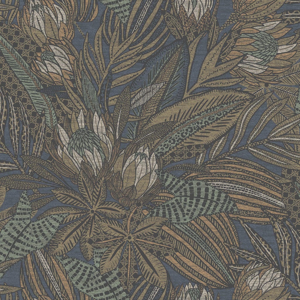 Susara Tropical Textured Eco-Foam Wallpaper – 396in x 20.8in