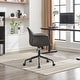 preview thumbnail 19 of 37, Back Support Home Desk Chair, Ergonomic Chair with Frame and Arms, Height Adjustable Rolling Swivel Office Chair - N/A