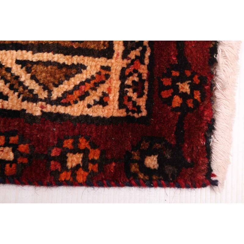 ECARPETGALLERY Hand-knotted Konya Anatolian Red Wool Rug - 3'3 x 13'0