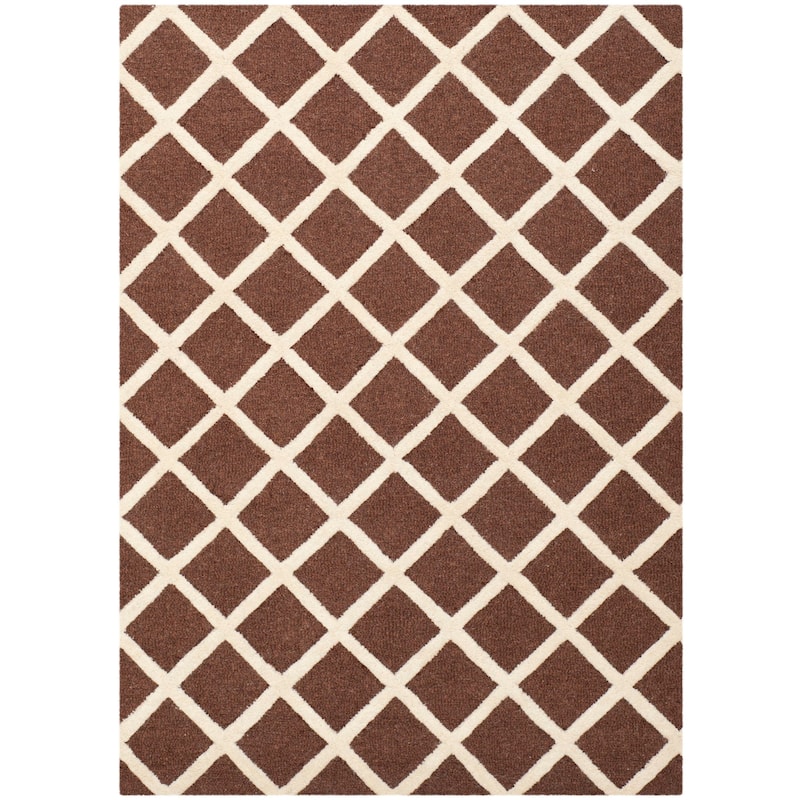 SAFAVIEH, Handmade Cambridge Siire Moroccan Trellis Wool Rug