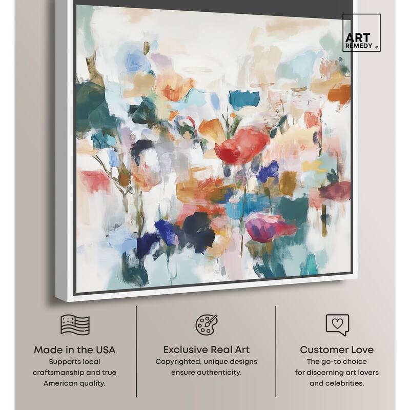 Riot of Color Canvas by Art Remedy