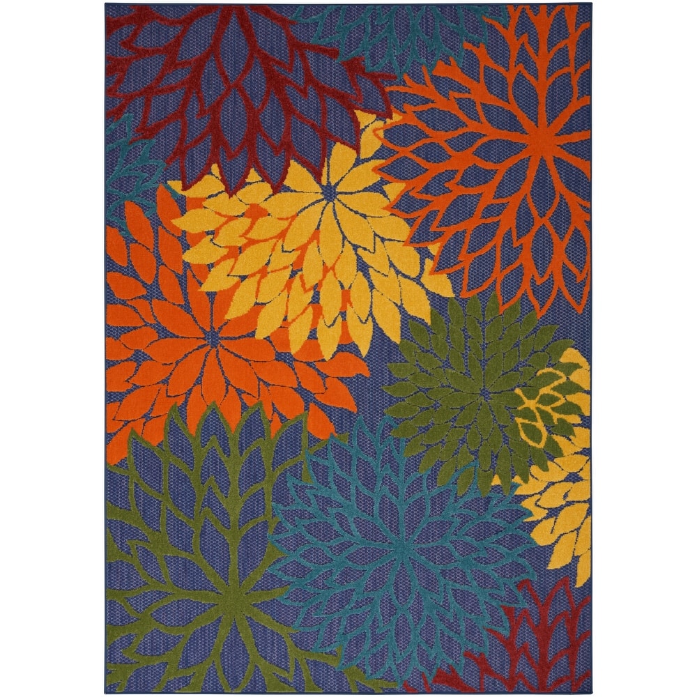 Nourison Aloha Floral Modern, Indoor/Outdoor Area Rug
