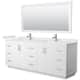 Option White / White Quartz Top / Brushed Nickel Hardware